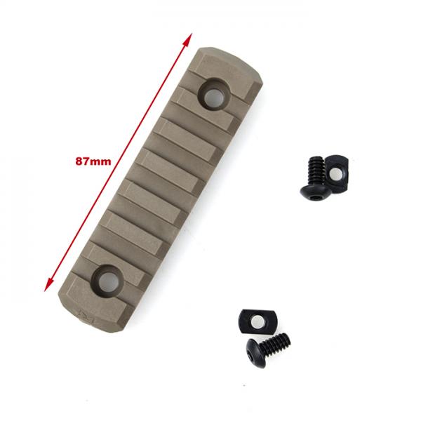 G TMC M-LOCK Nylon 7 Picatinny Rail Sections ( CB )